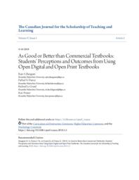 As Good or Better than Commercial Textbooks