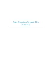 Open Education Strategic Plan 2018-2023