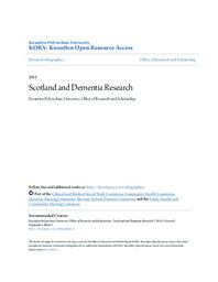 Scotland and Dementia Research