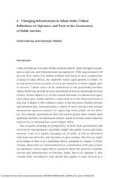 Changing Infrastructure in Urban India