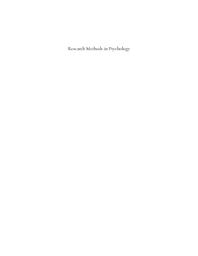 Research Methods in Psychology