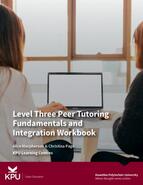 Level Three Peer Tutoring Fundamentals and Integration Workbook