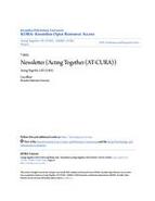 Newsletter (Acting Together (AT-CURA))