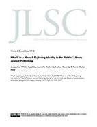 What’s in a Name? Exploring identity in the field of library journal publishing